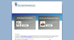 Desktop Screenshot of olivercapital.com